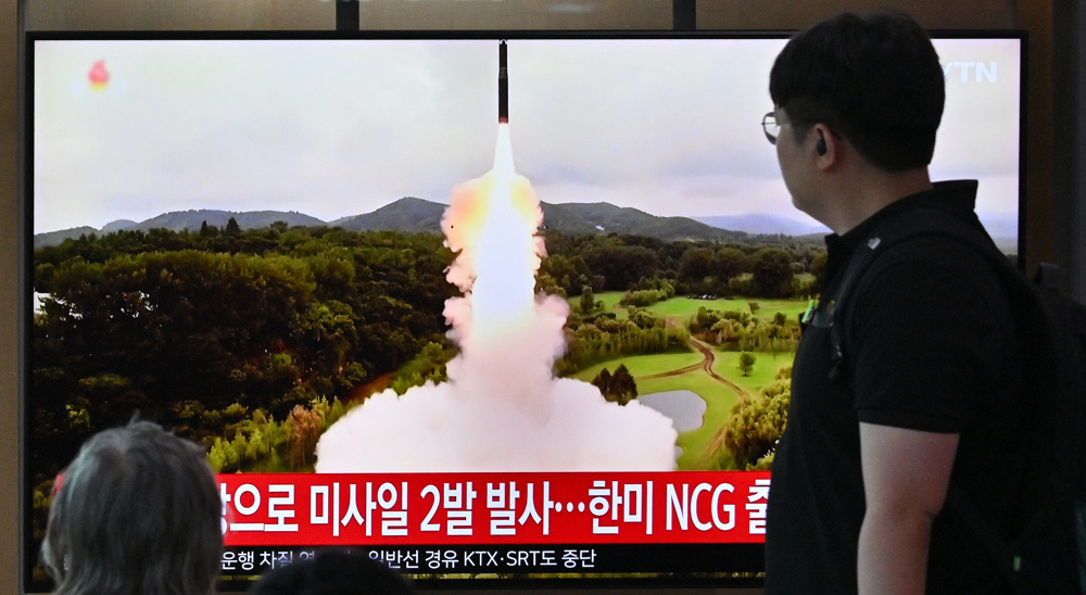 North Korea fires ballistic missiles after 2nd US sub arrives in South