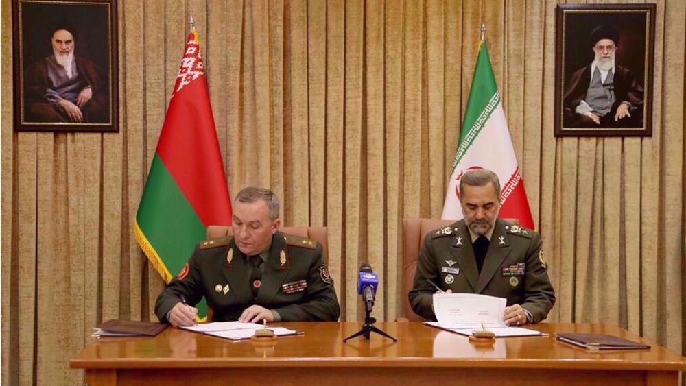 Défense: Téhéran et Minsk ont signé un protocole d’accord