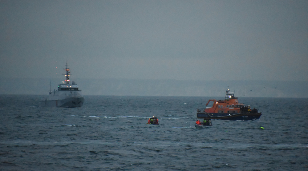 Six die as refugee boat sinks in the English Channel