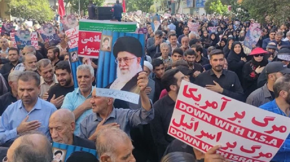 Iranians bid farewell to martyrs of Shah Cheragh terrorist attack 