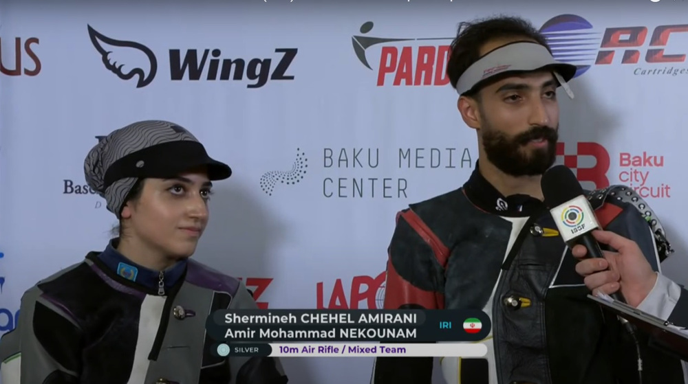 Iranian team runner-up in 2023 ISSF World Shooting Championships