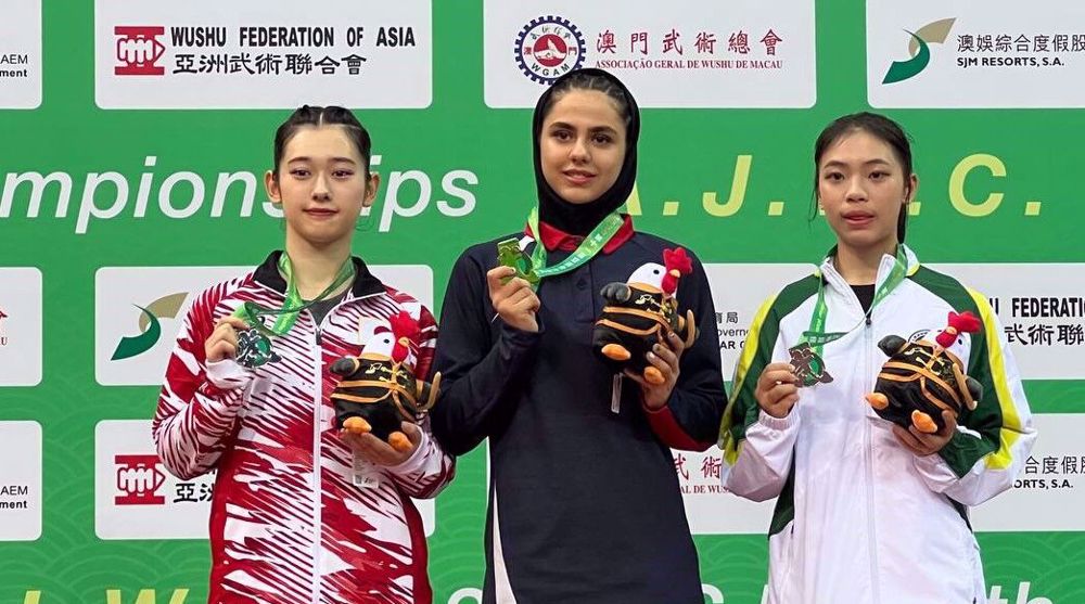 Iran grabs two medals at 11th Asian Junior Wushu Championships