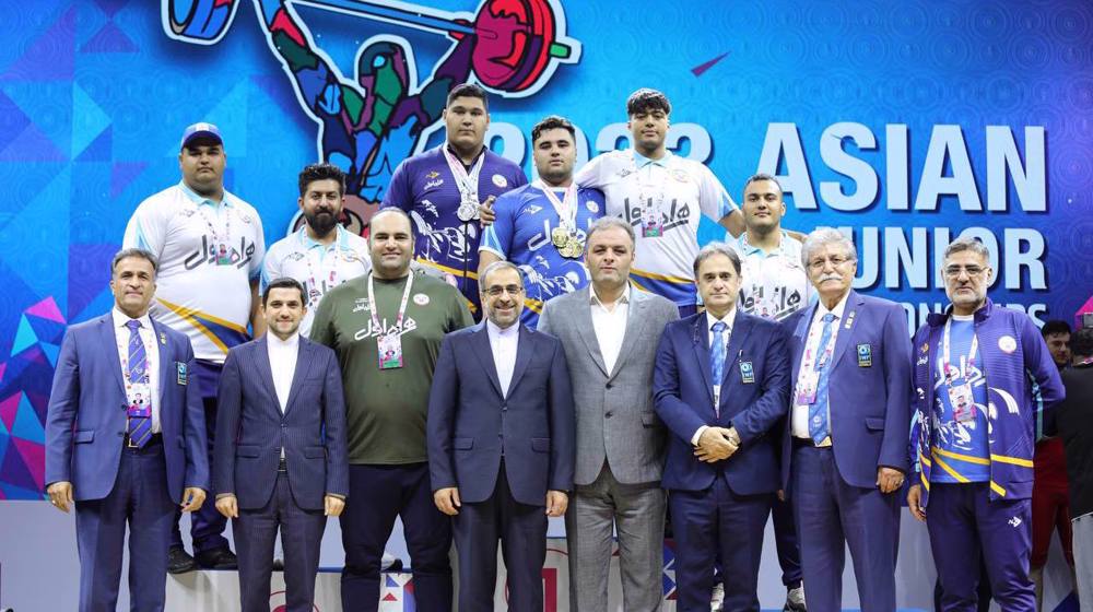 Iranian weightlifters crowned in Asian Youth & Junior Championships