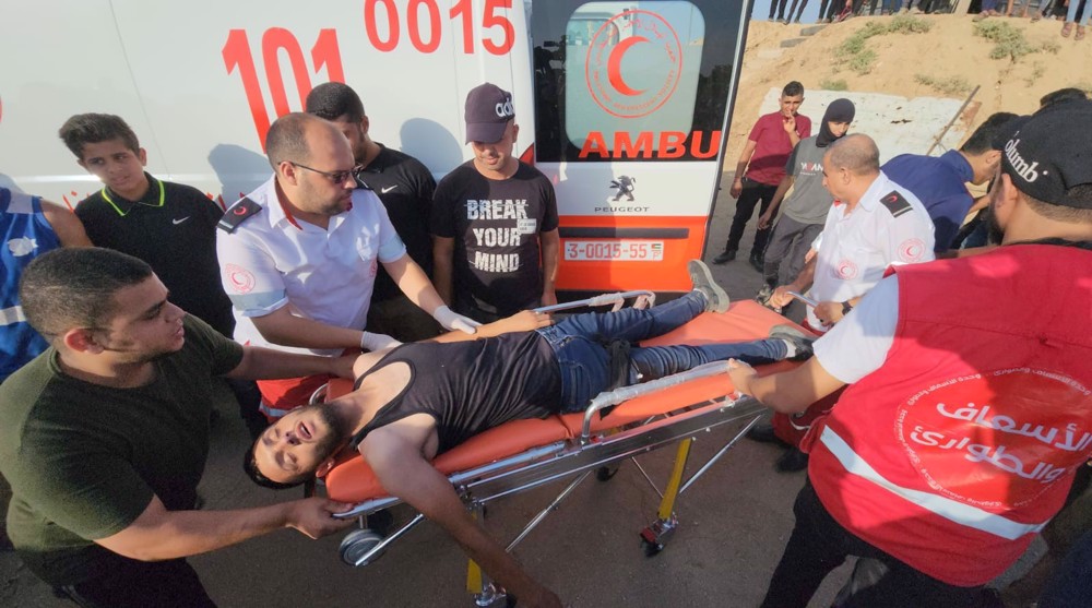 9 Palestinians injured in clashes with Israeli forces near Gaza fence