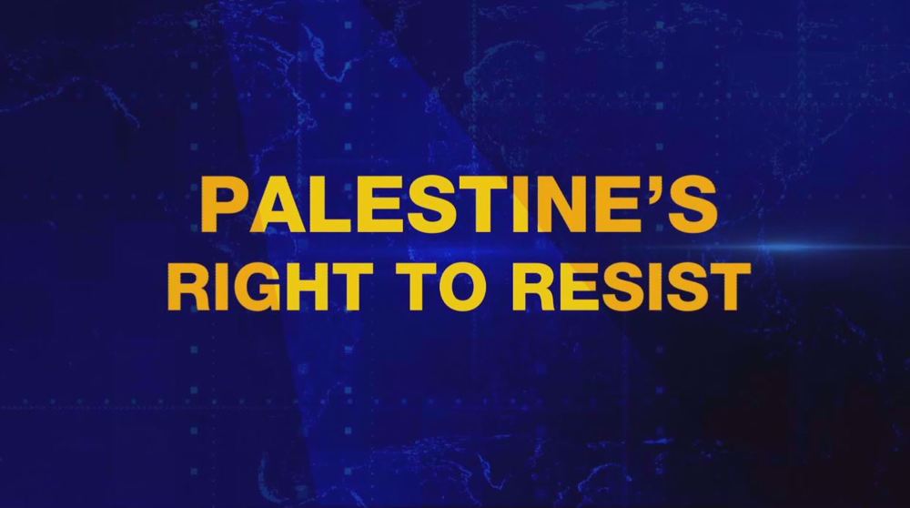Palestine's right to resist