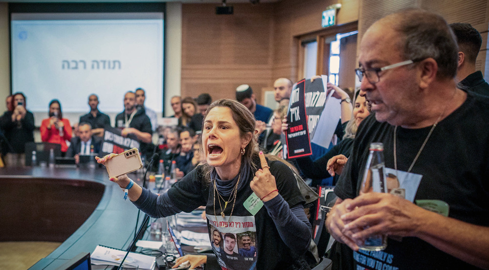 Les familles des captifs israéliens investissent la Knesset