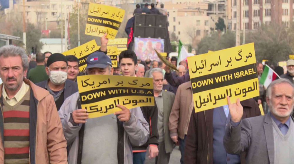 Iranians hold massive protests against Kerman terrorist attack