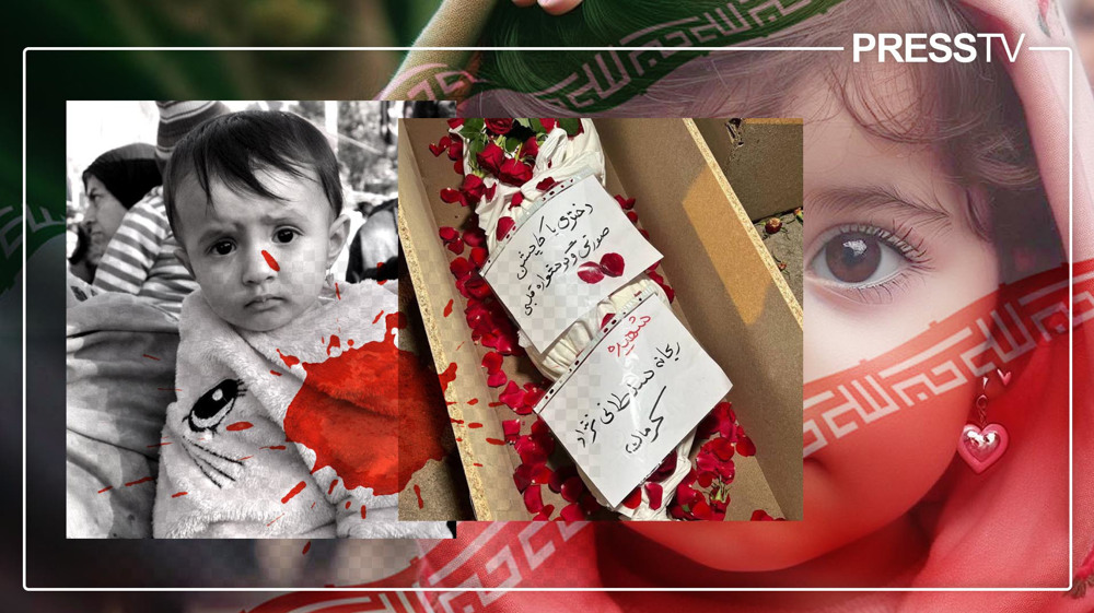 Youngest Kerman martyr: 2-year-old girl with pink coat and heart-shaped earrings