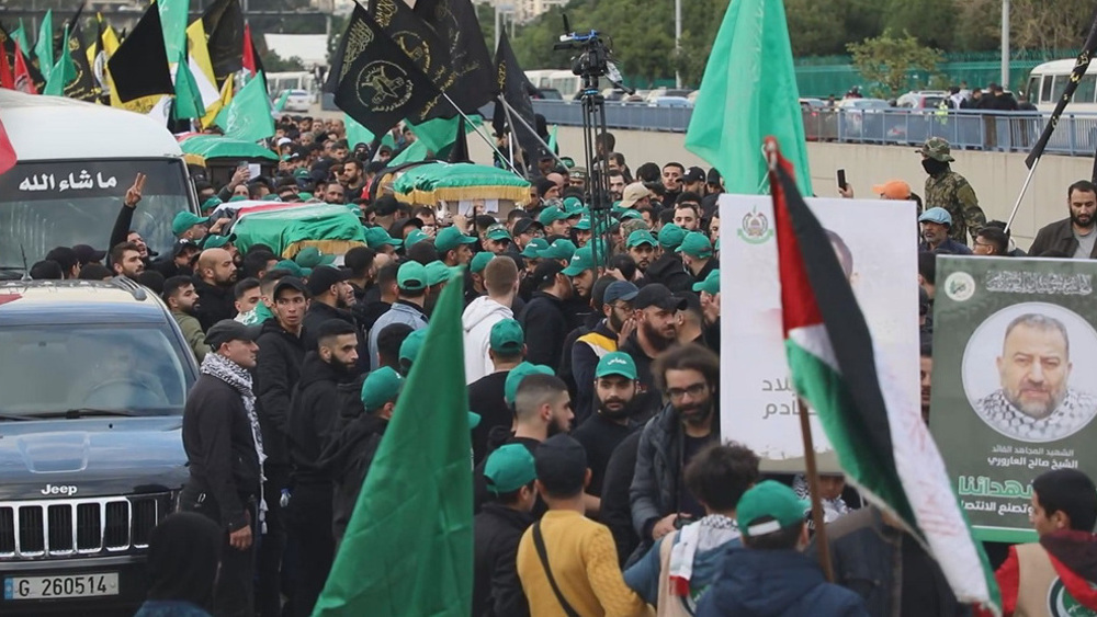 Le martyr al-Arouri a été inhumé à Beyrouth