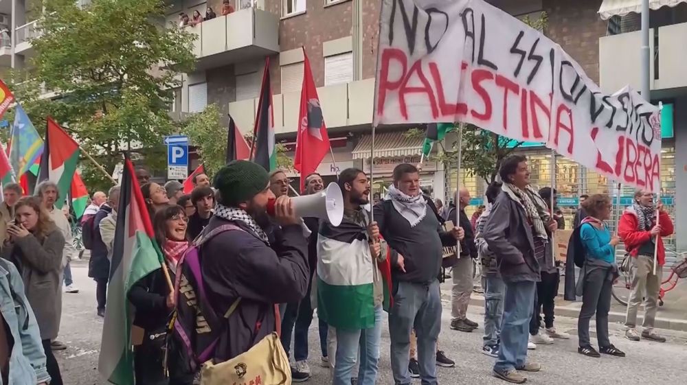 Italians hold pro-Palestine rally ahead of Italy-Israel football match