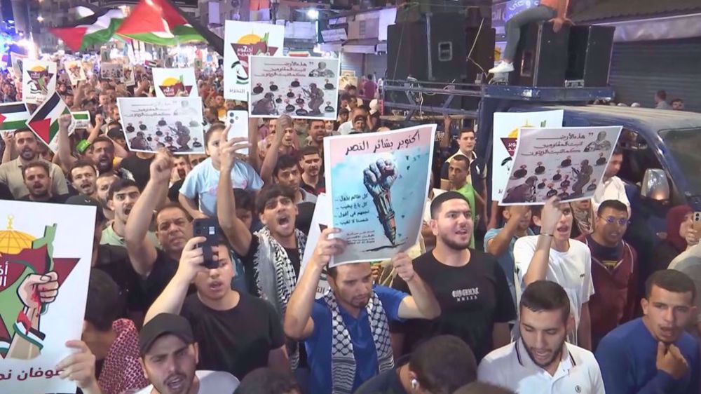 Manifestation à Amman en solidarité avec Gaza
