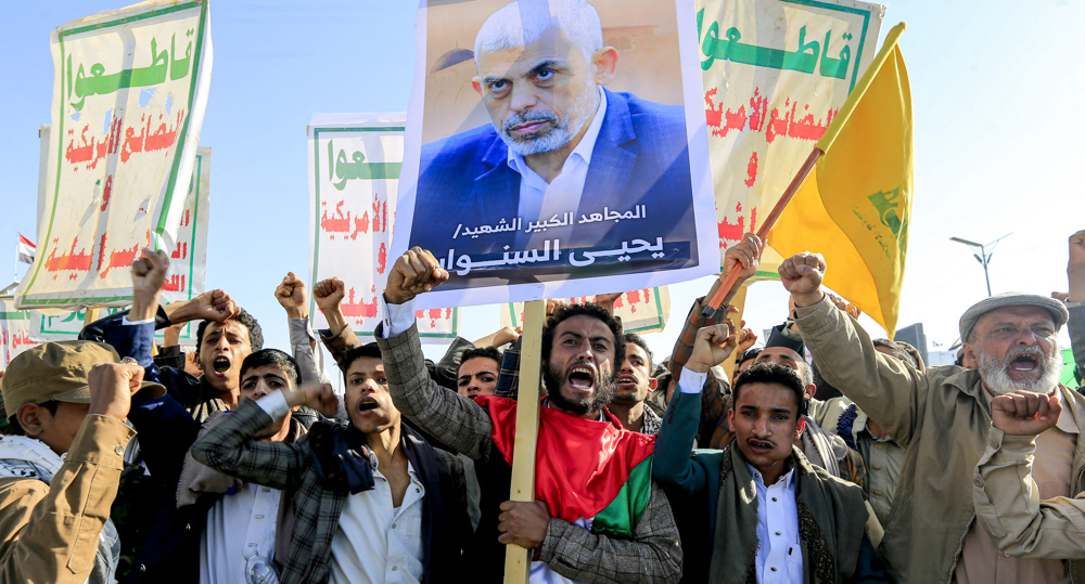Yemenis rally to honor Palestinian resistance leader Yahya Sinwar