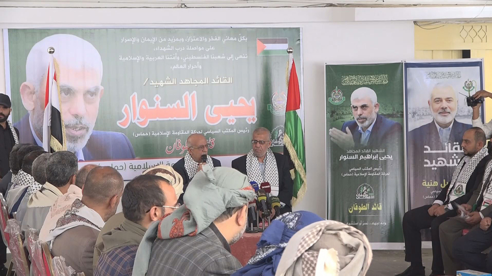 Yemenis condole with Hamas over Sinwar martyrdom, vow continued support