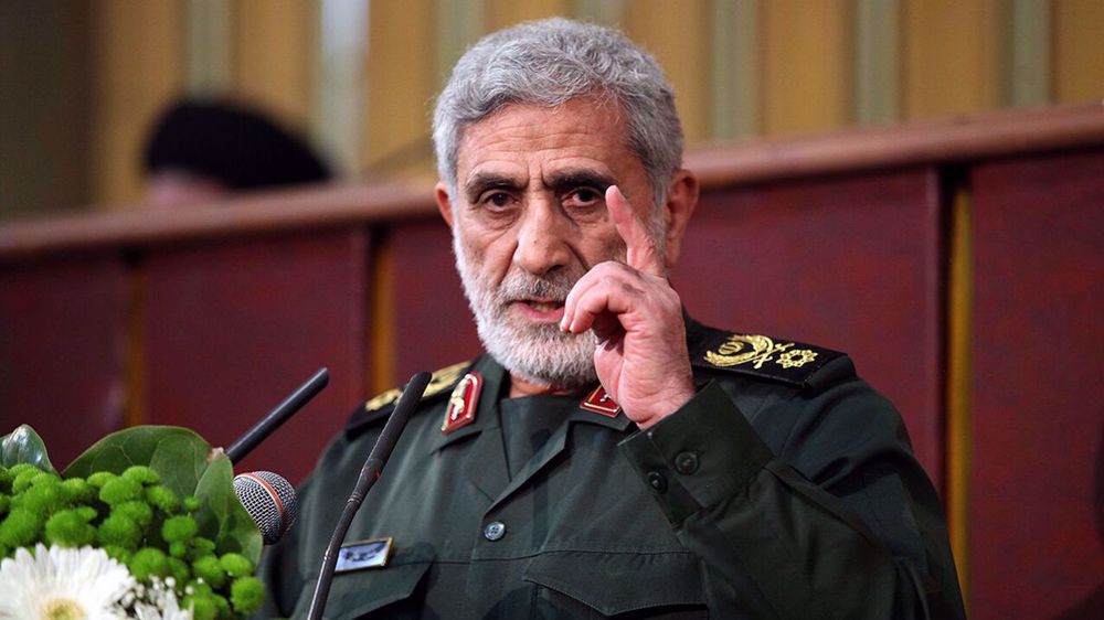 Gen. Qaani: Quds Force to stand by Hezbollah until Zionism eradicated 