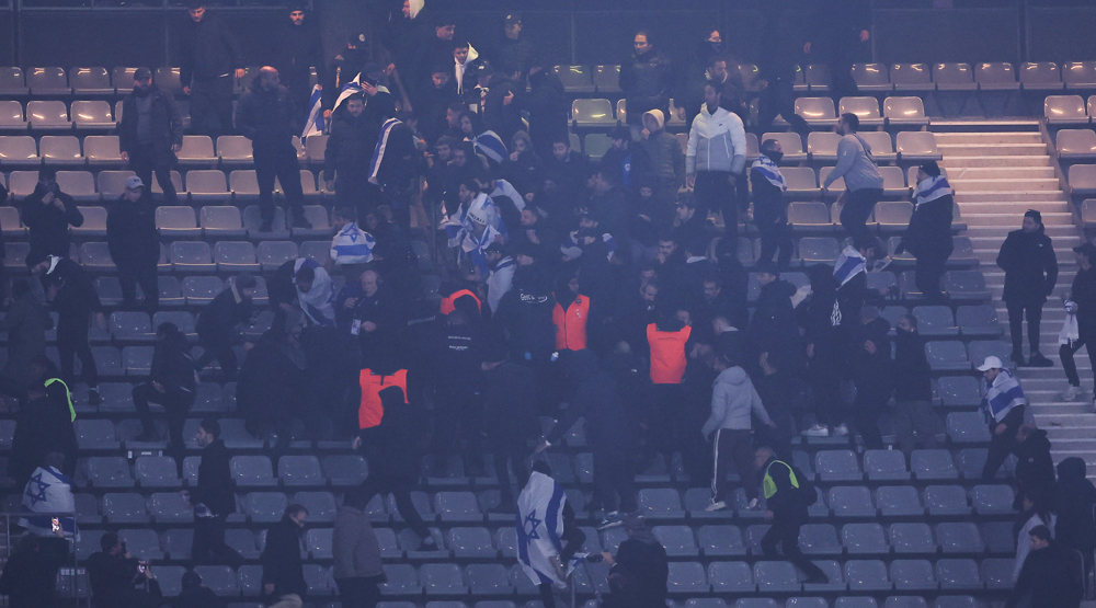 Israeli fans clash with French supporters at Paris football match 