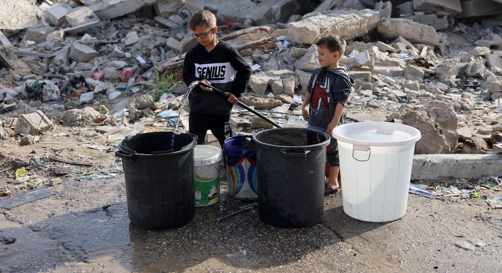 1.2 million Palestinians left without clean water in south Gaza 