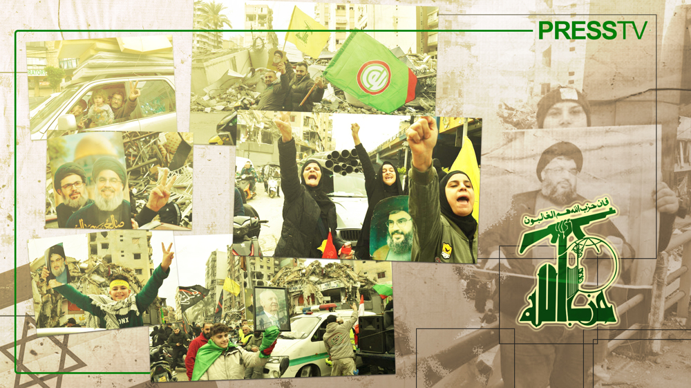‘This is for Sayyed’: Lebanese hail Hezbollah victory and remember martyred leaders