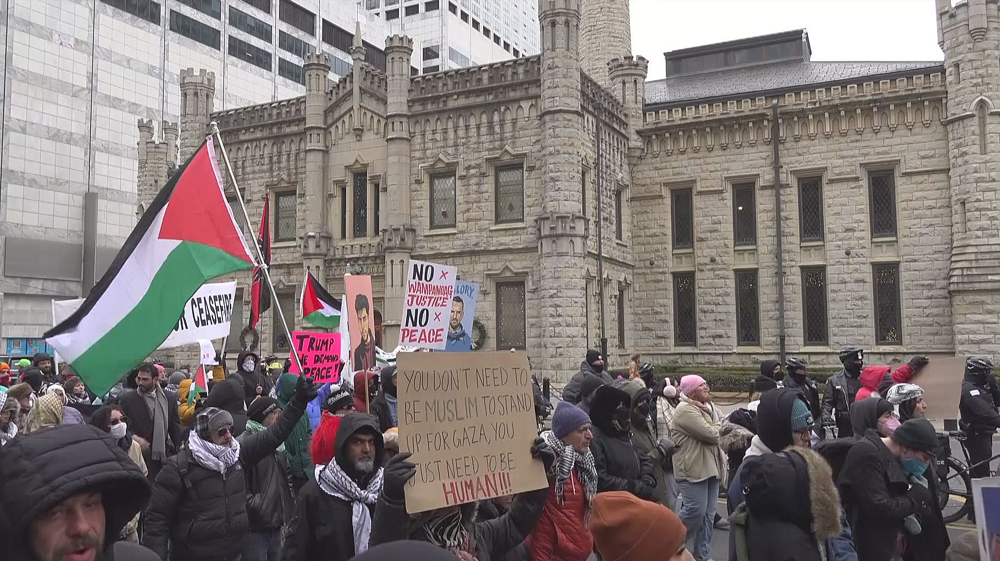 US Black Friday protests: Shopping as bombs drop on Gaza