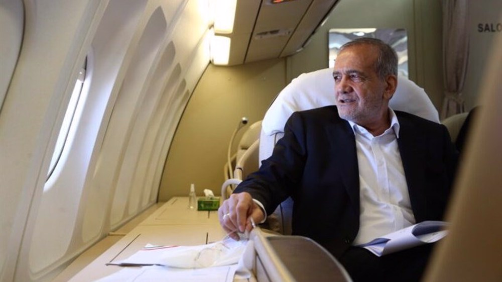 President Pezeshkian arrives in Egypt for D-8 summit 