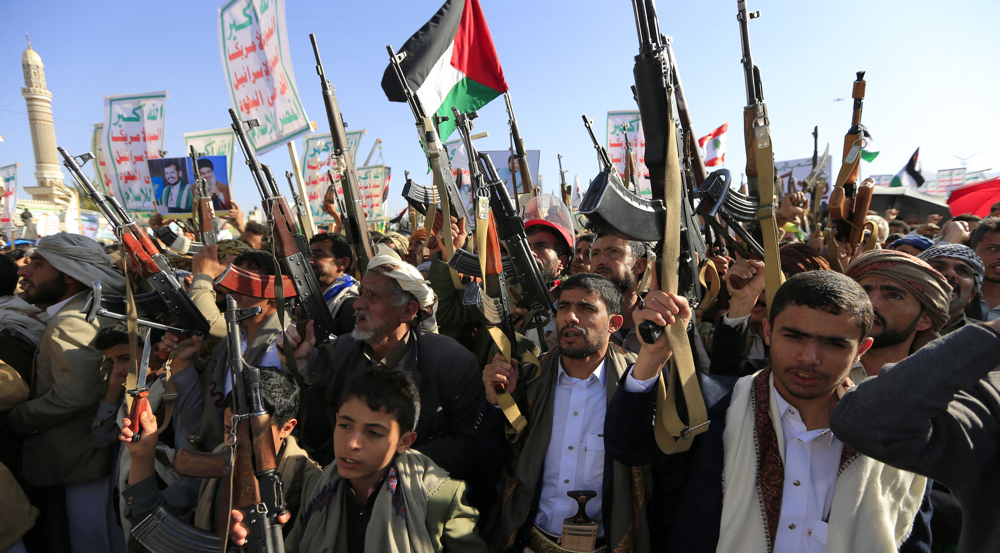 Yemenis say ready to confront US-Israeli aggression, express support for Palestinians