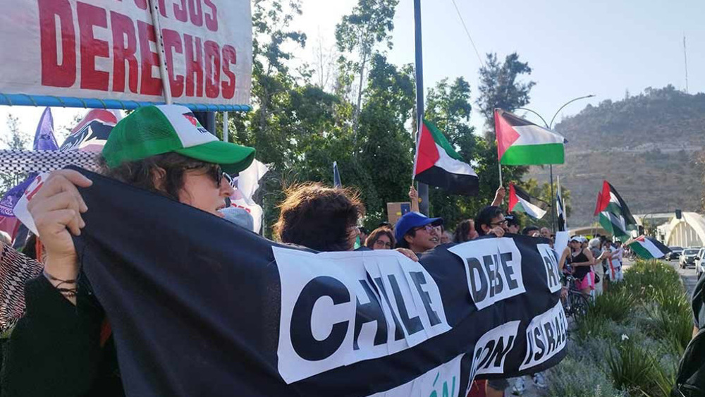 Chili: des manifestants pro-palestiniens exigent l’expulsion de l’ambassadeur israélien
