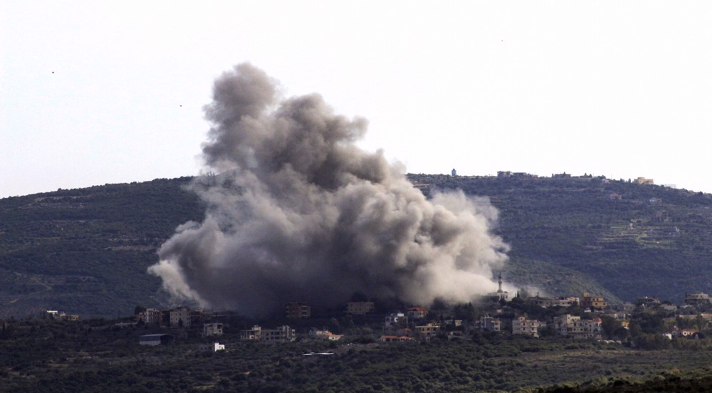 Hamas fires volley of rockets from south Lebanon toward Israeli bases