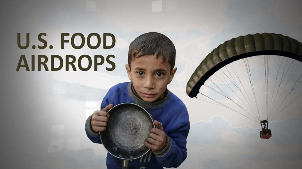 US food airdrop to Gaza