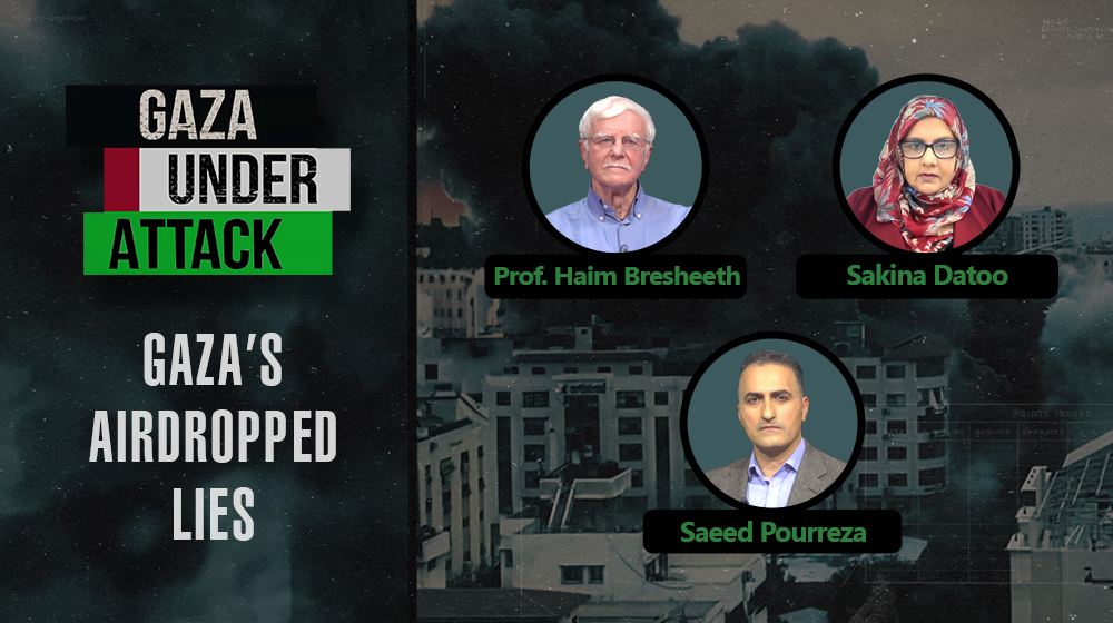 Gaza's airdropped lies