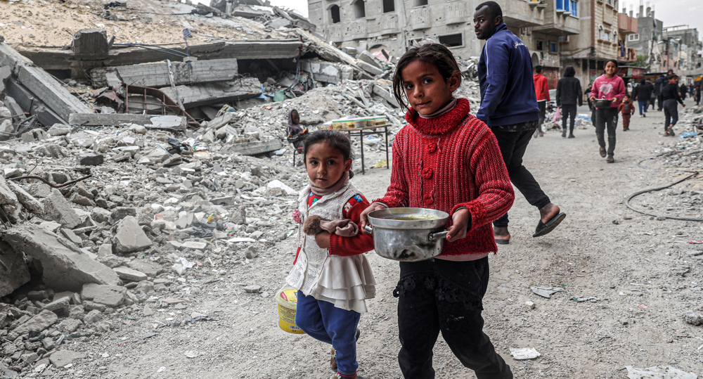Gaza being starved to death