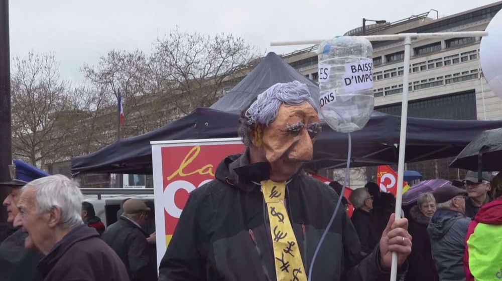 French pensioners rally as Macron adds more austerity to long-running inflation