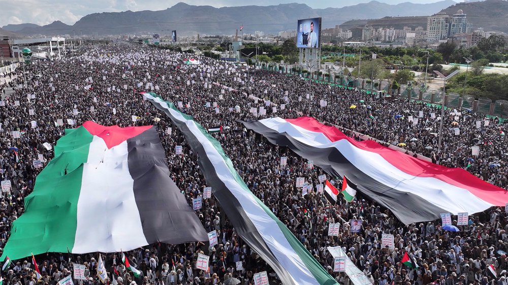 Yémen : une marche grandiose en signe de soutien au peuple palestinien