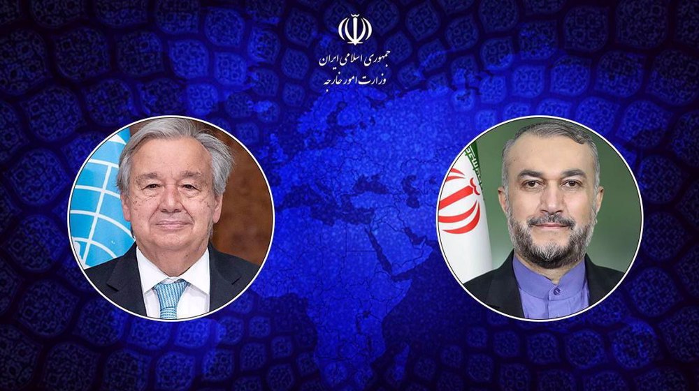 Attaque israélienne à Damas : entretien téléphonique Amir-Abdollahian/Guterres