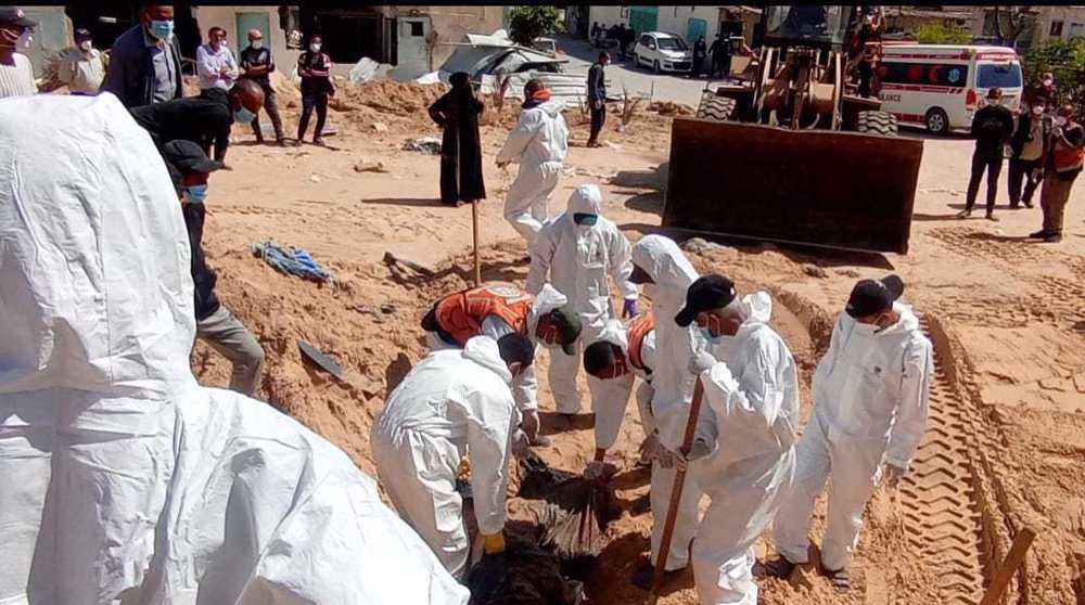 Hundreds of bodies found in mass grave in Gaza hospital days after Israeli withdrawal