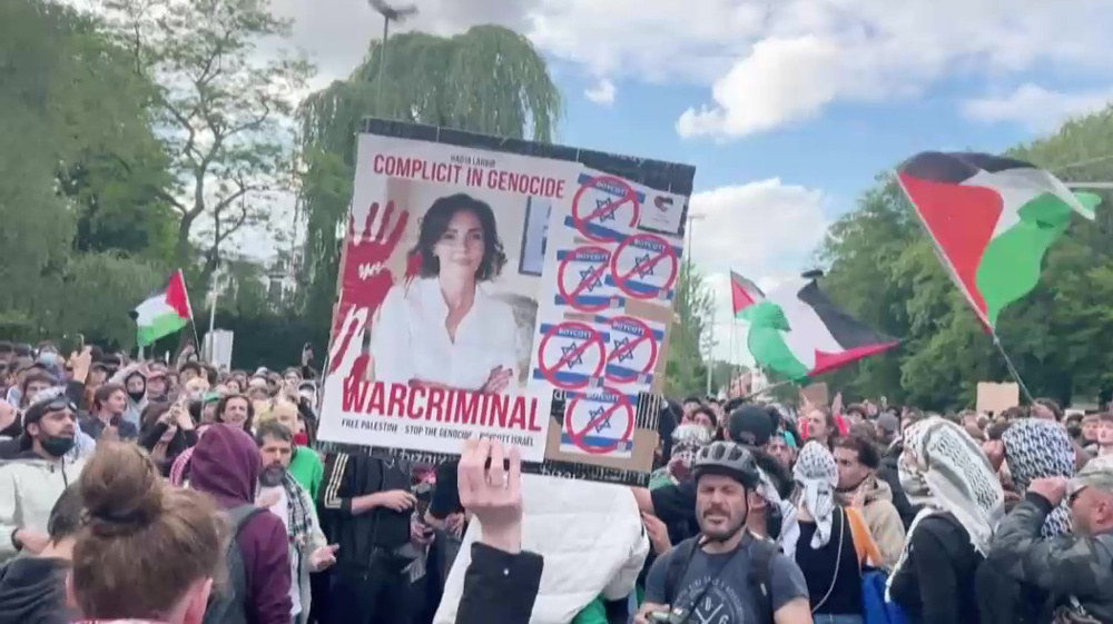 Belgian police break up pro-Palestinian demo outside Israeli embassy