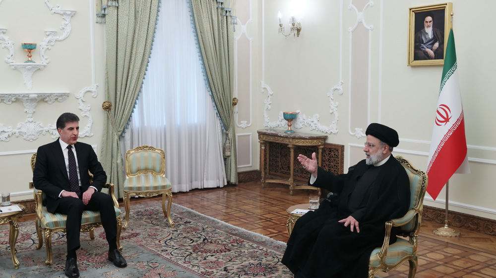 Don't let Israel, anti-Iran elements abuse Kurdistan region: Raeisi tells Barzani