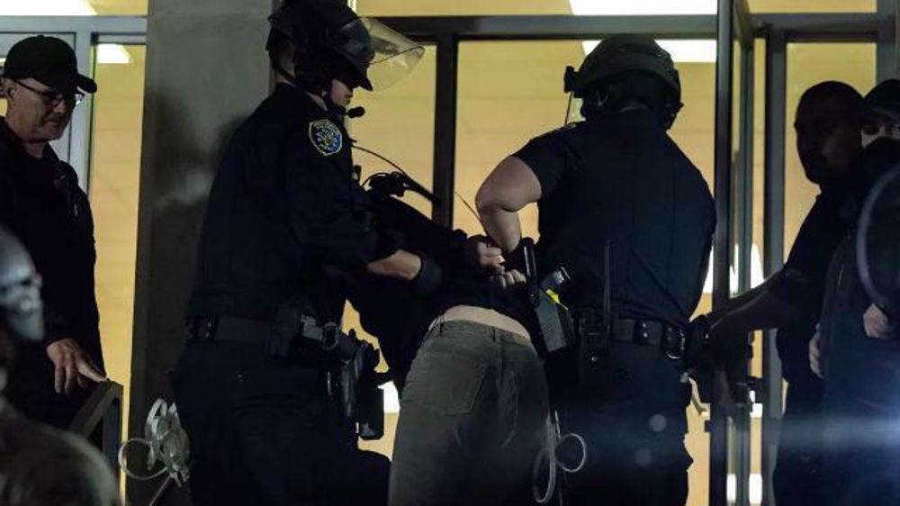 US police clash with pro-Palestinian protesters at UCLA