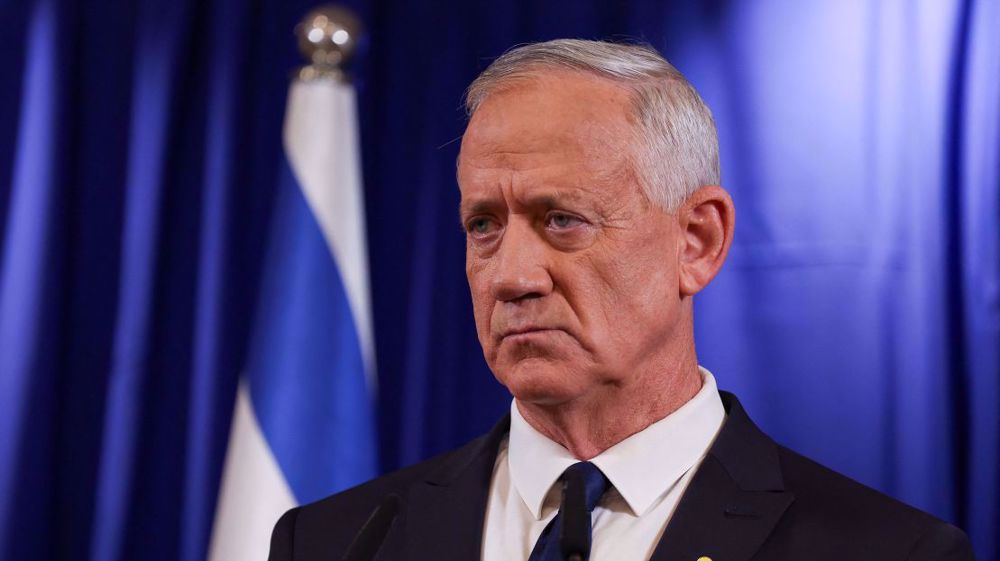 Gantz's resignation