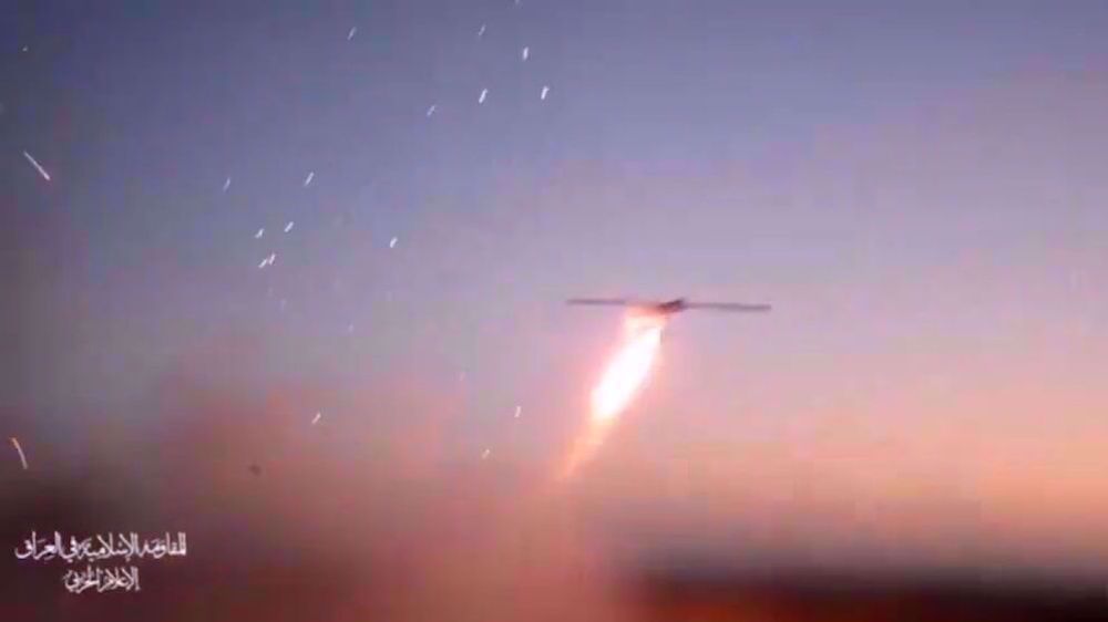 Iraq resistance strikes Israeli positions with drones 