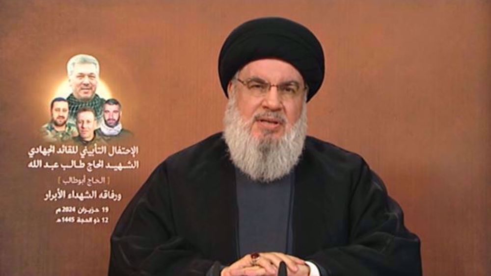 Nasrallah: Enemies seeking to disconnect Lebanese front from Gaza 