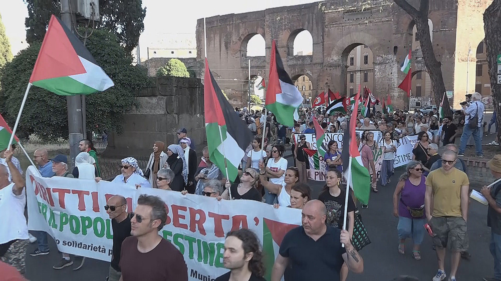 Weekend of pro-Palestine rallies across Italy