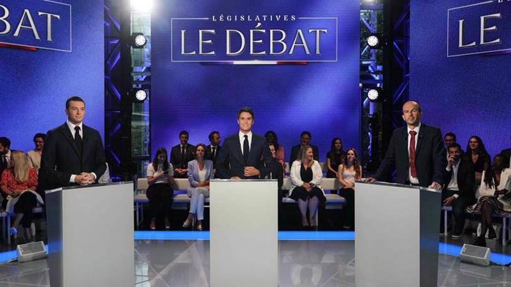 Would-be French prime ministers debate ahead of tense snap vote