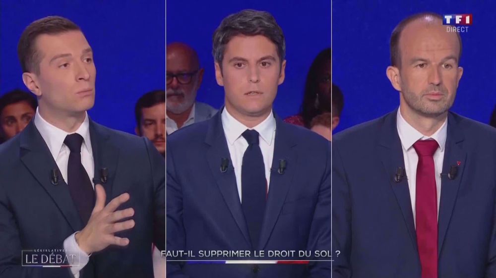 Would-be French prime ministers debate ahead of tense snap vote