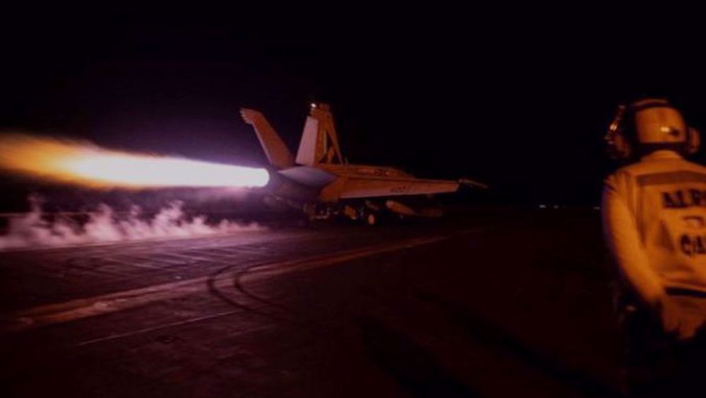 Les avions de combat de la coalition américano-britannique ont bombardé l’ouest du Yémen 