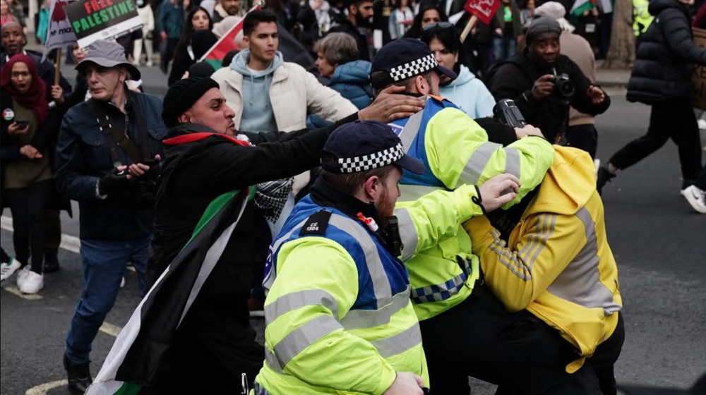 UK stifles protest at its support for genocide in Gaza
