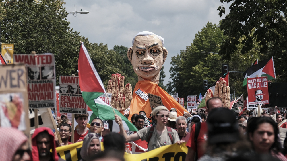 ‘Free Palestine’ reverberates in air as Netanyahu speaks in Congress