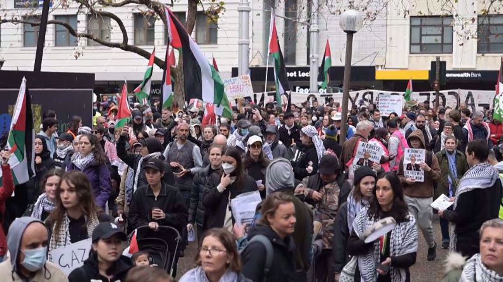 Hundreds join pro-Palestine rally in Sydney attempting to disrupt NSW Labour conference
