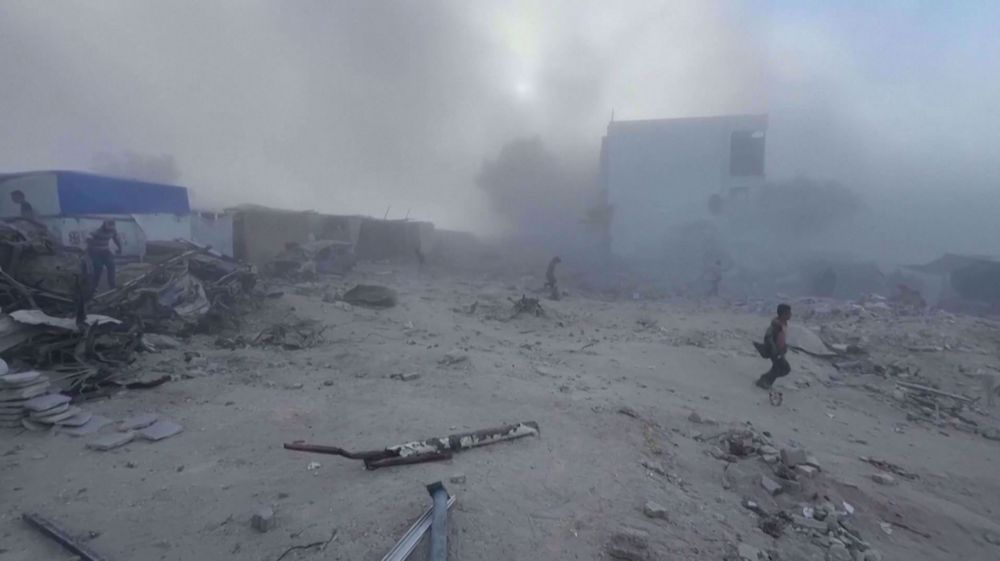 Israeli airstrike destroys UN school sheltering displaced Palestinians