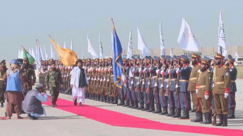 Taliban officials attend military parade on 3rd anniversary of Afghanistan takeover 