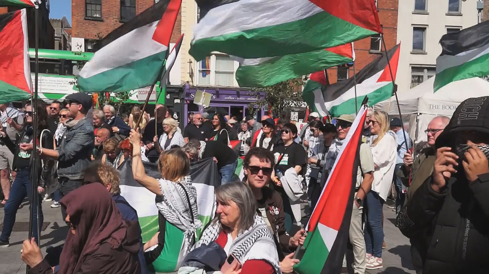 À Dublin, les manifestants dénoncent la complicité US dans le génocide palestinien