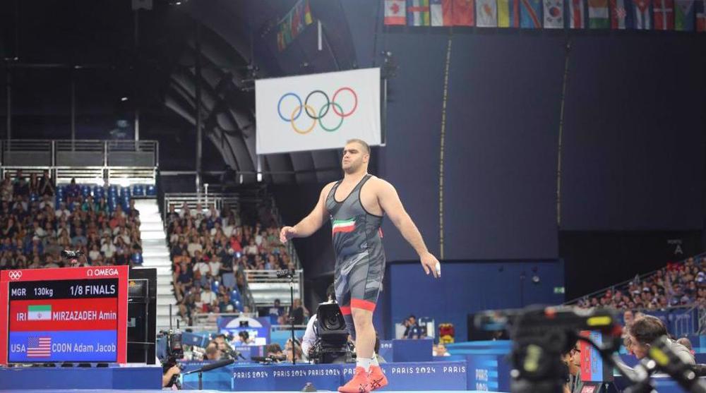 Greco-Roman wrestler Mirzazadeh bags first bronze for Iran at Paris Olympics